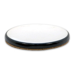 3.5" Ceramic Drink Coaster with Black Rim
